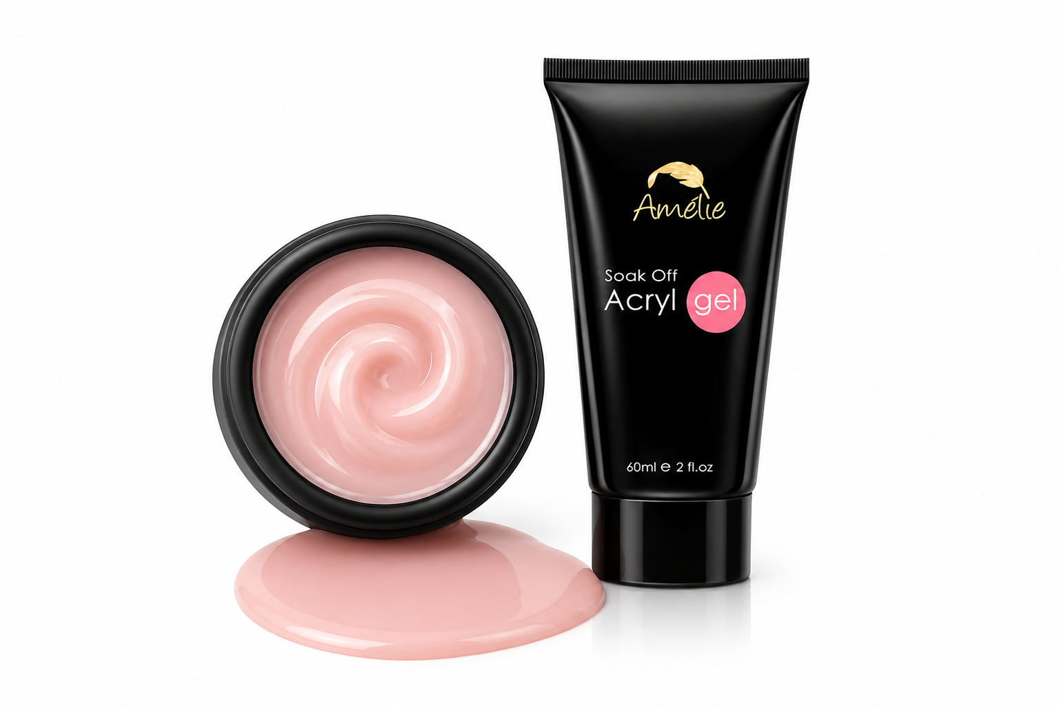 Amelie Nails Acrylgel Medium Rose
