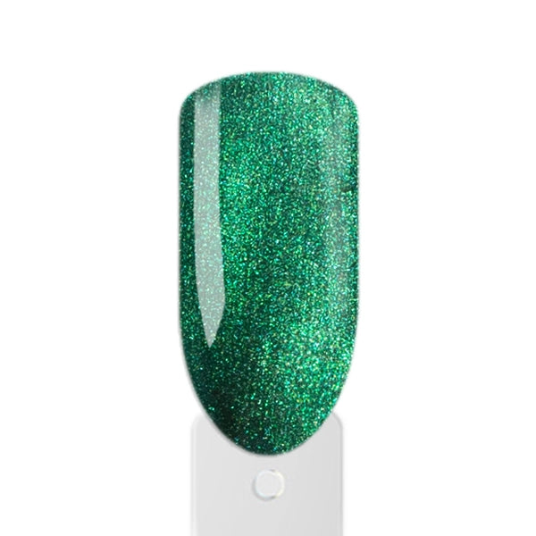 Amelie Nails PearlShell Grün mit transparentem Schimmer-Effekt auf dunkler Basis 15ml