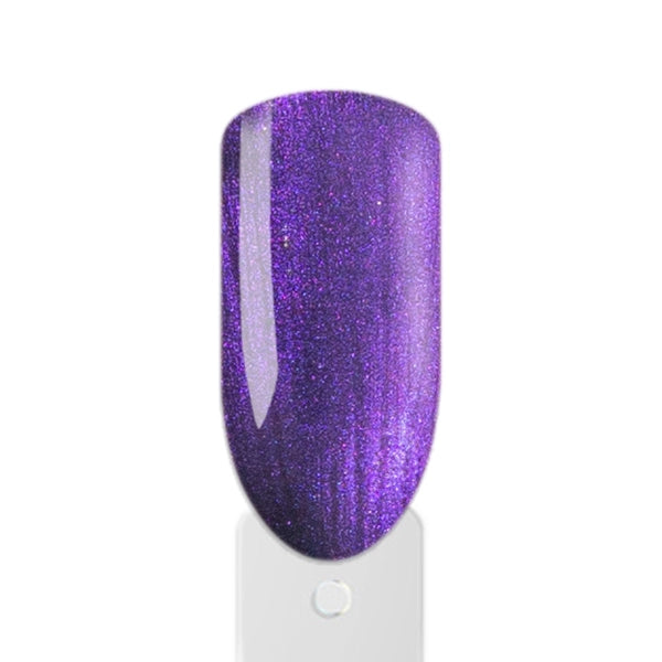 Amelie Nails PearlShell Lila mit transparentem Perlmutt-Effekt auf dunkler Basis