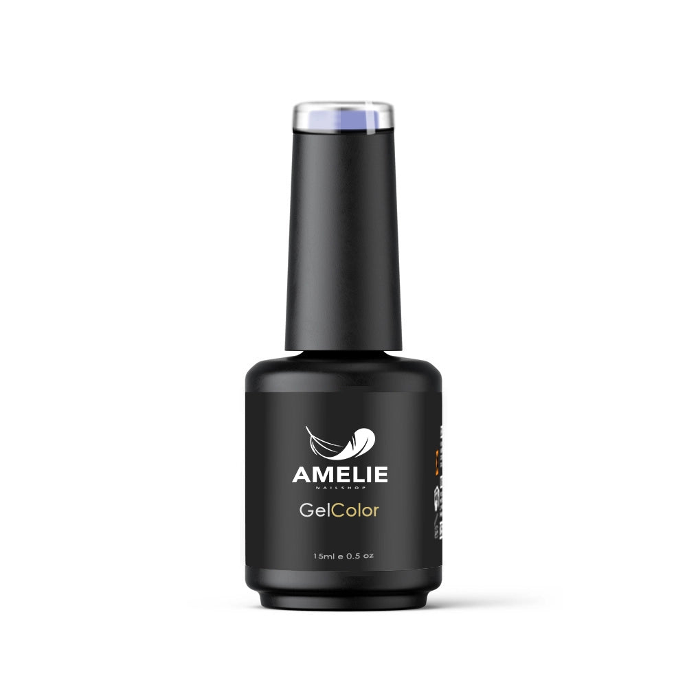 Amelie Nails UV-Nagellack schwarze Flasche 15ml  Lila Farbton 
