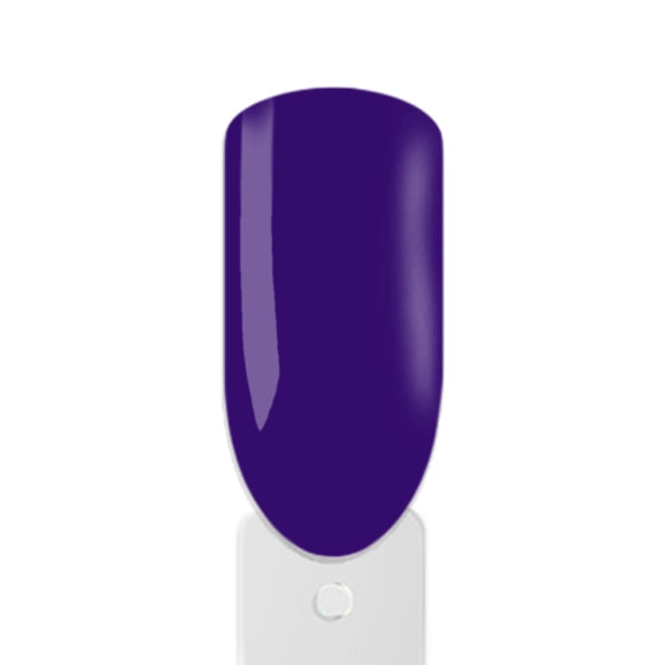 Amelie Nails UV Nagellack Dunkel Lila als gleichmäßiger, deckender Farbauftrag mit intensivem Glanz