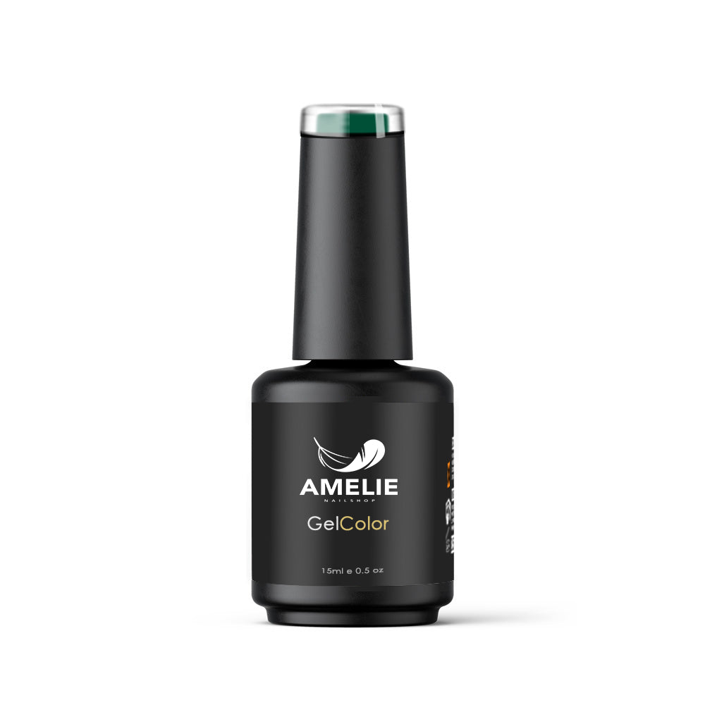 Amelie Nailshop UV Nagellack Dunkelgrün 15 ml Flasche