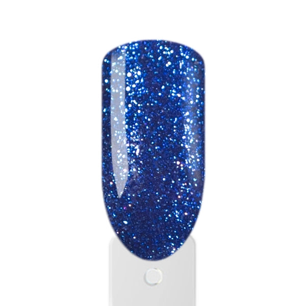 Amelie Nailshop dunkelblauem Glitzer Gel mit funkelnden Partikeln und glänzender Oberfläche