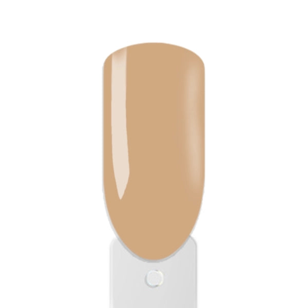 Amelie Nailshop Pastell Gel Polish beim Auftragen auf den Naturnagel