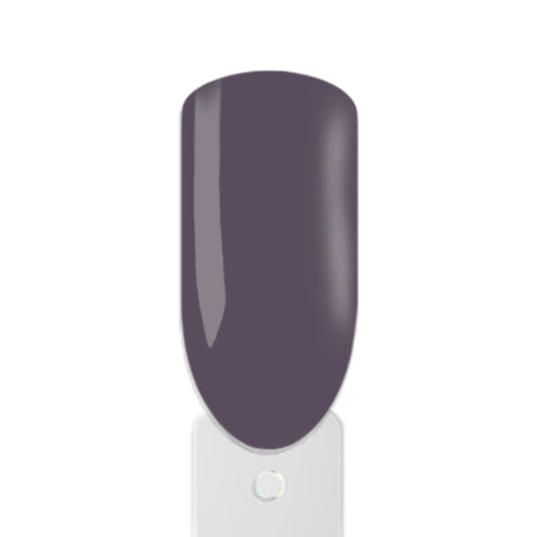 Amelie Nailshop Gel Polish Lila 15ml beim Auftragen auf Naturnagel