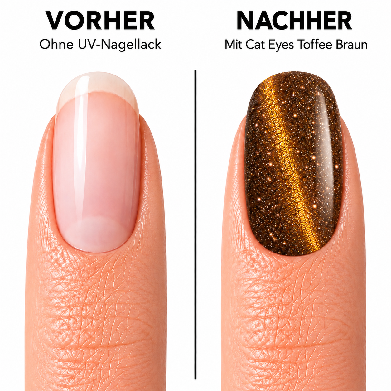 Amelie Nails Cat Eyes Toffee Braun  415* 15ml