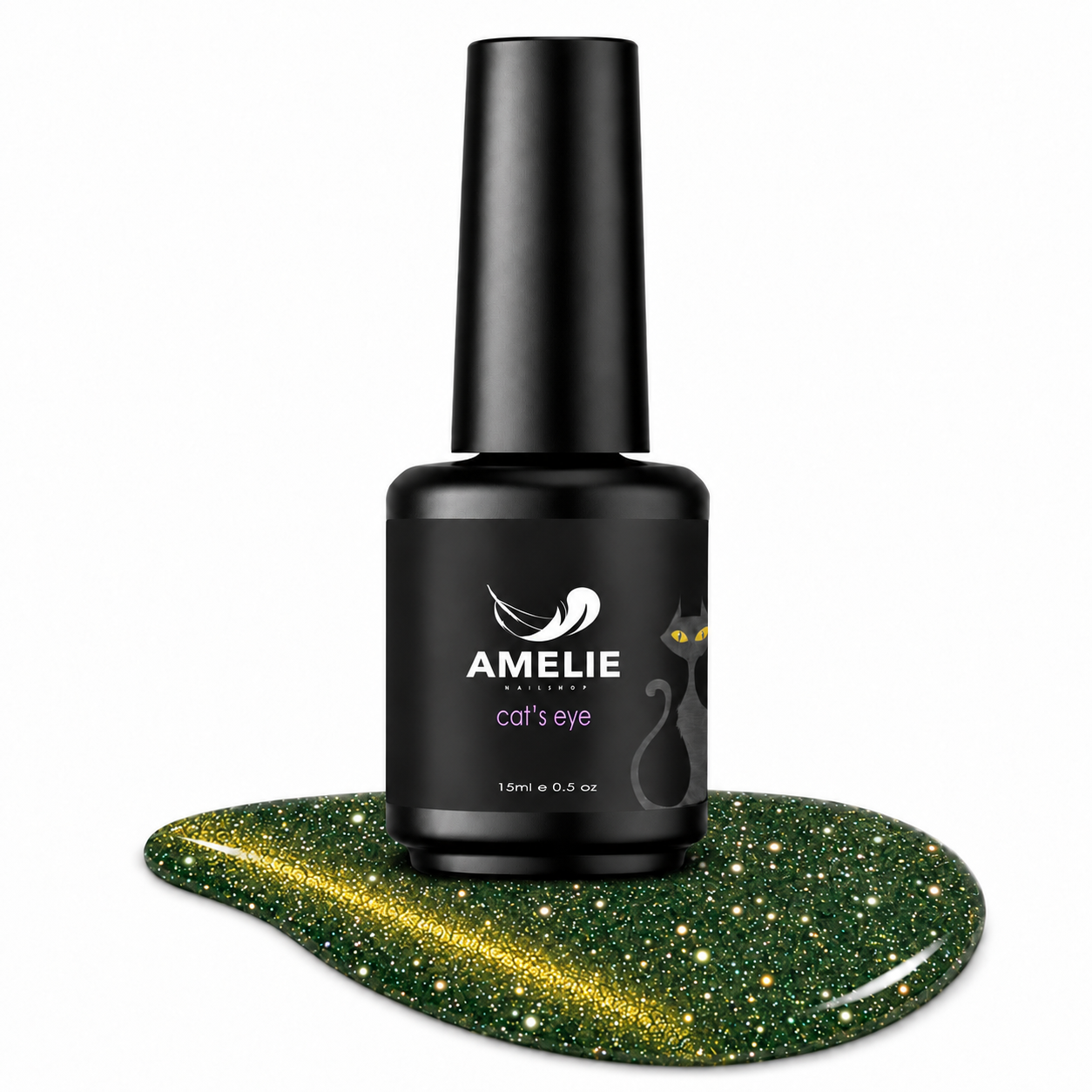 Amelie Nails Cat Eyes Mystic Olive 404* 15ml