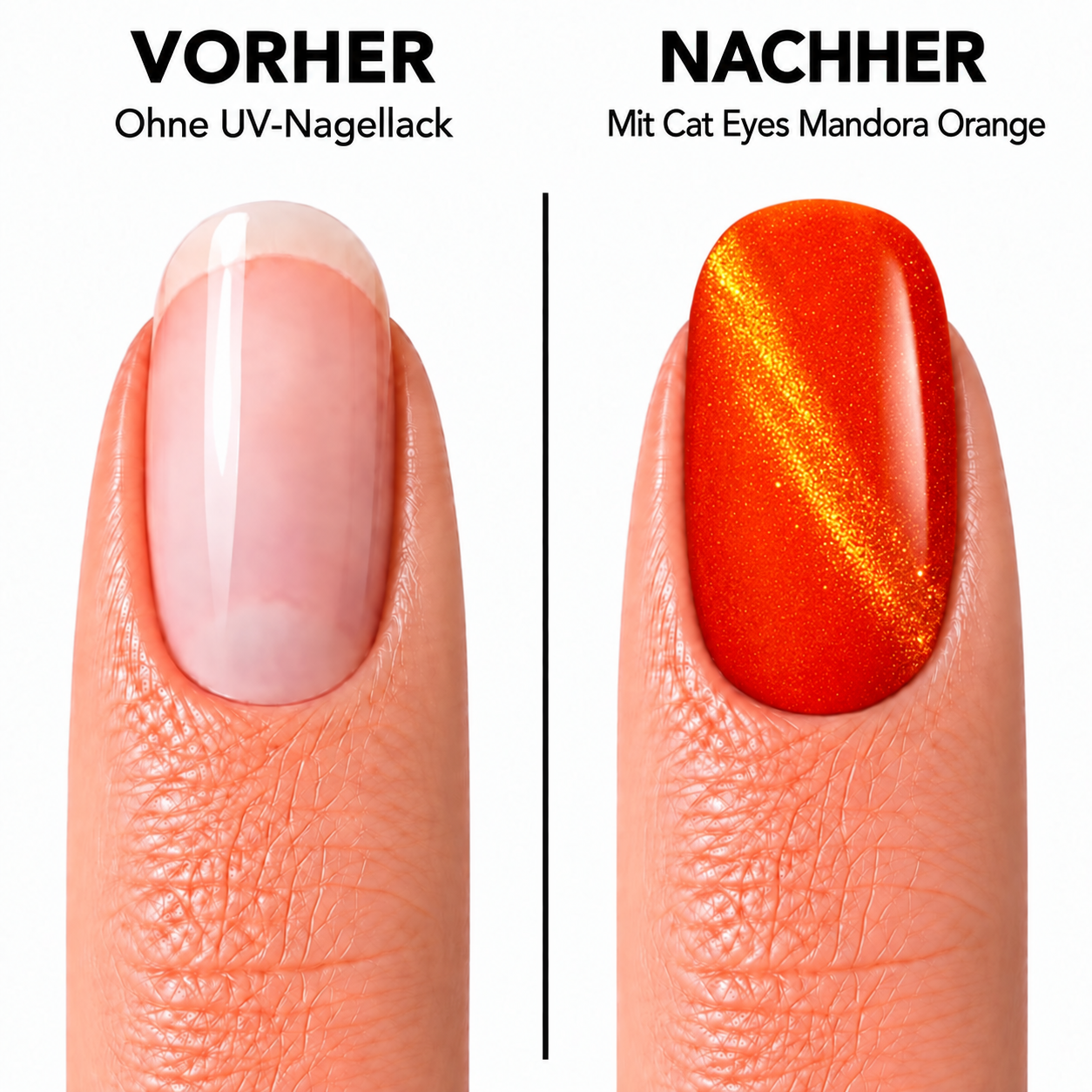 Amelie Nails Cat Eyes Mandora Orange 148* 10ml