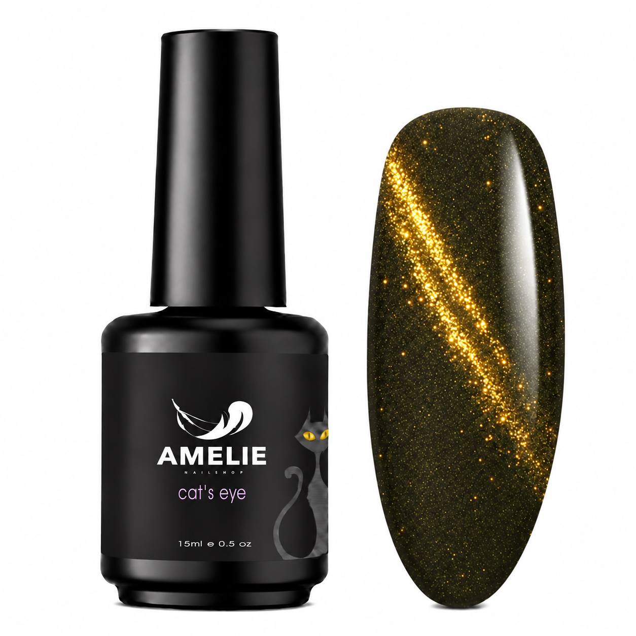 Amelie Nails Cat Eyes Luvano Gelb 144* 15ml