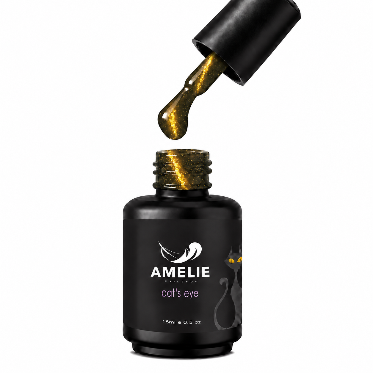 Amelie Nails Cat Eyes Luvano Gelb 144* 15ml