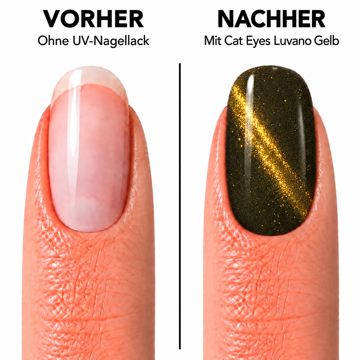 Amelie Nails Cat Eyes Luvano Gelb 144* 15ml