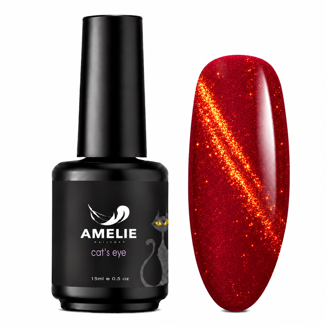 Amelie Nails Cat Eyes Karmina Rot 142* 15ml