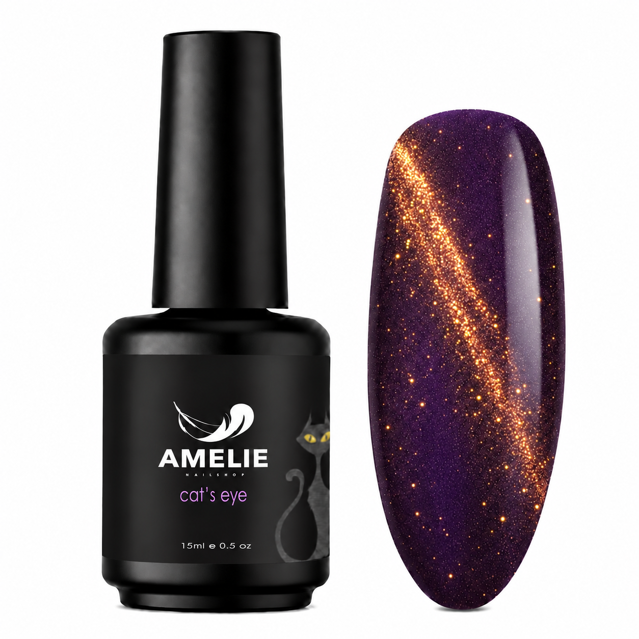 Amelie Nails Cat Eyes Lavena Lila 136* 15ml