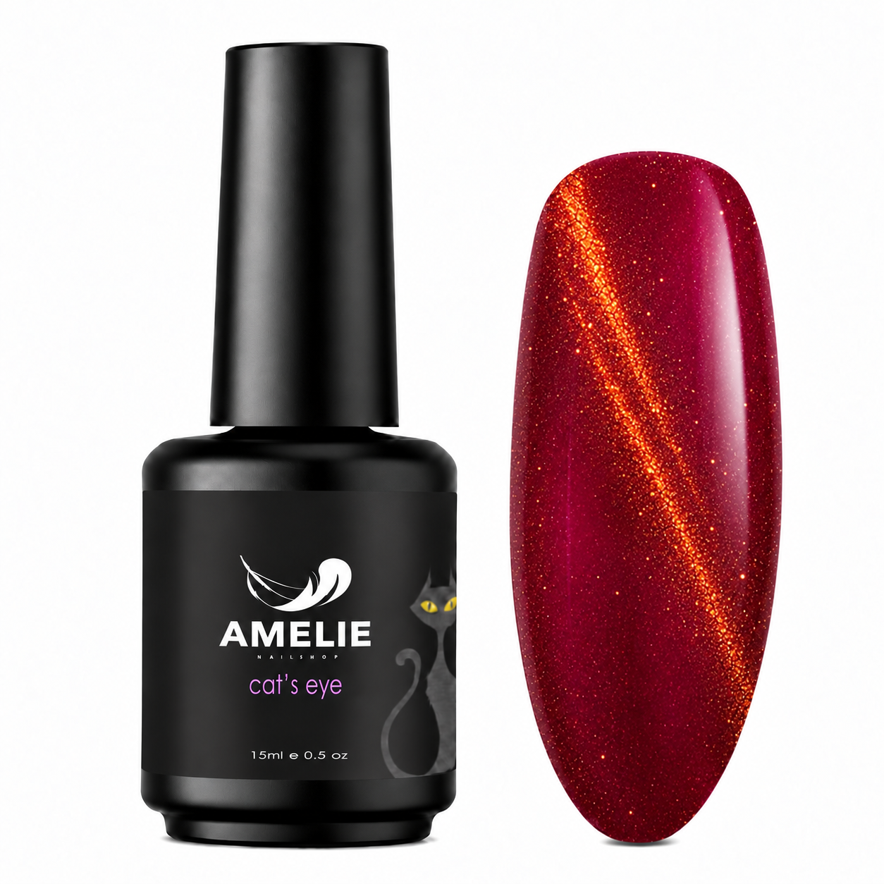 Amelie Nails Cat Eyes Saphire Rot 132* 15ml