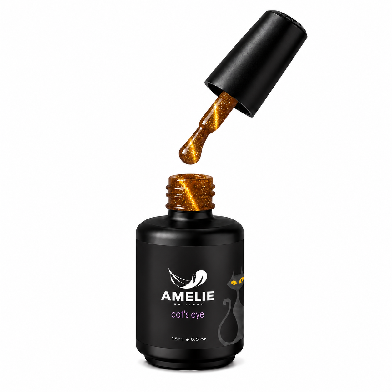 Amelie Nails Cat Eyes Crystal Gold  128* 15ml