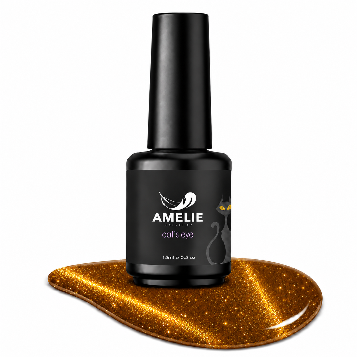 Amelie Nails Cat Eyes Crystal Gold  128* 15ml
