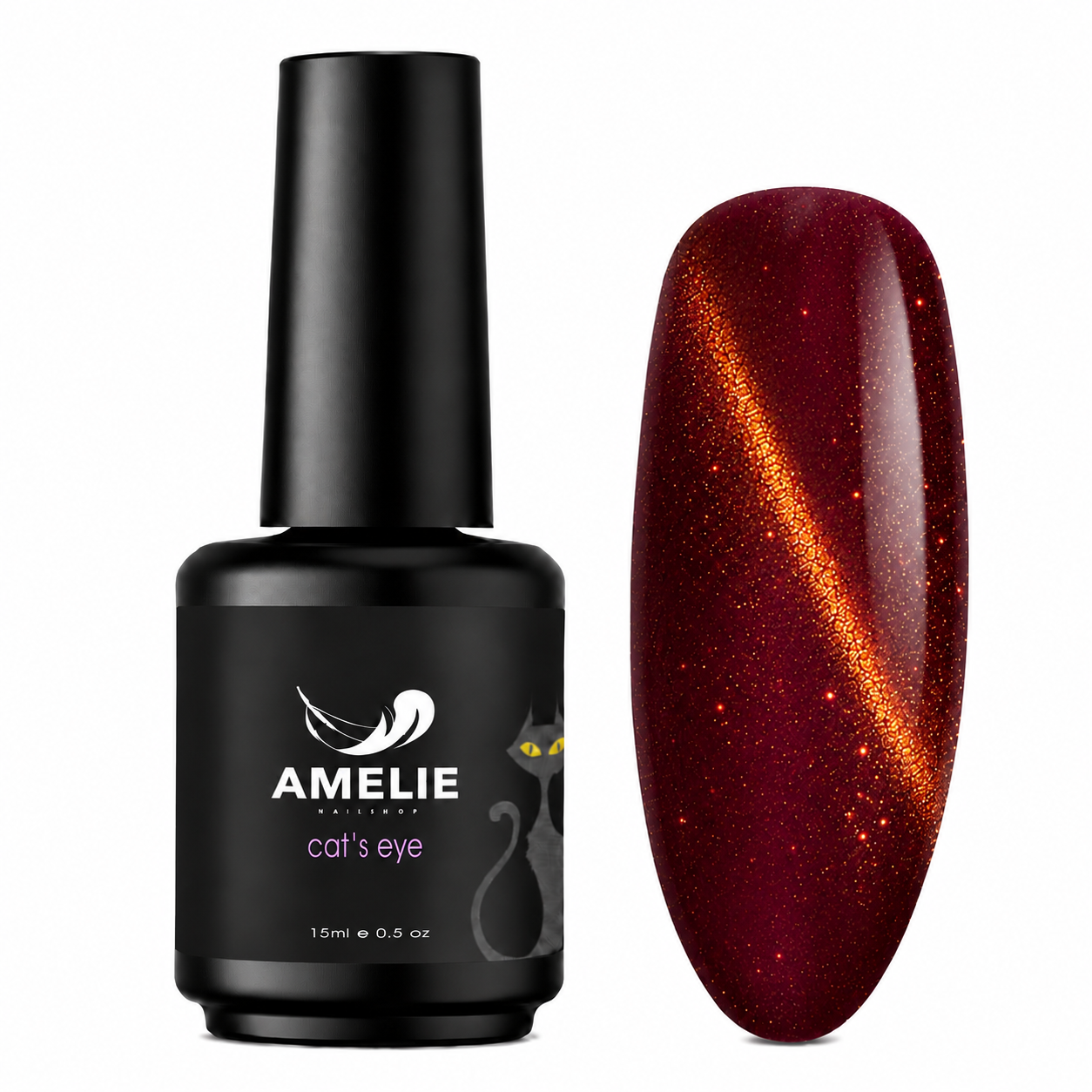 Amelie Nails Cat Eyes Dark Ruby 121* 15ml