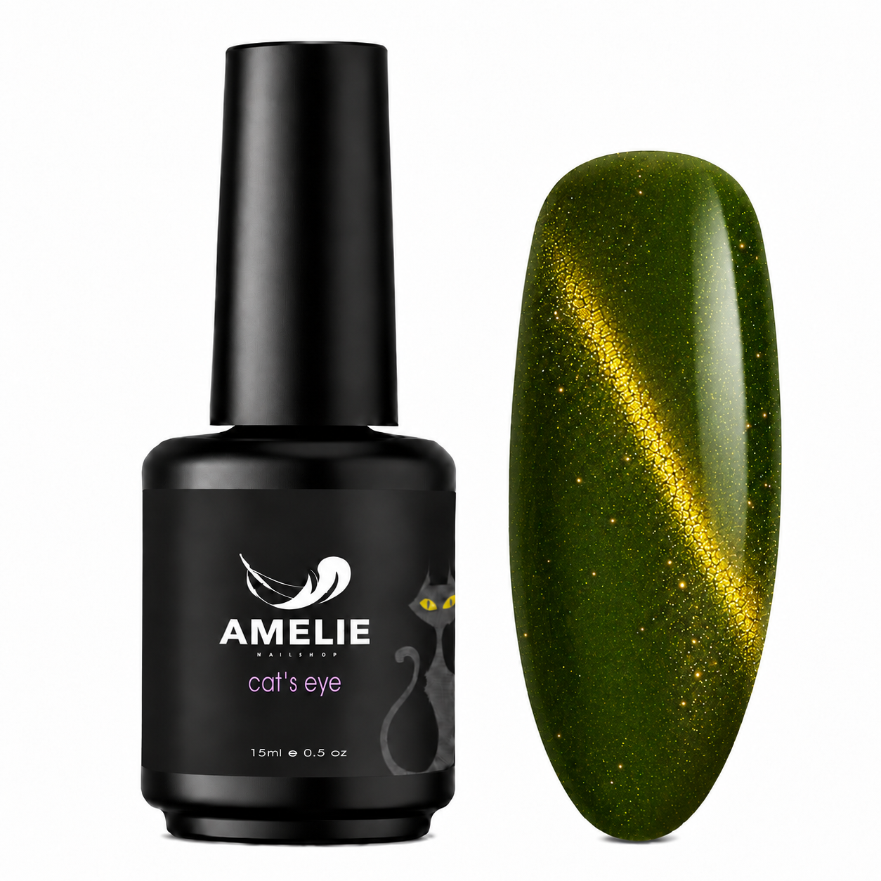 Amelie Nails Cat Eyes Virena Grün 120* 15ml
