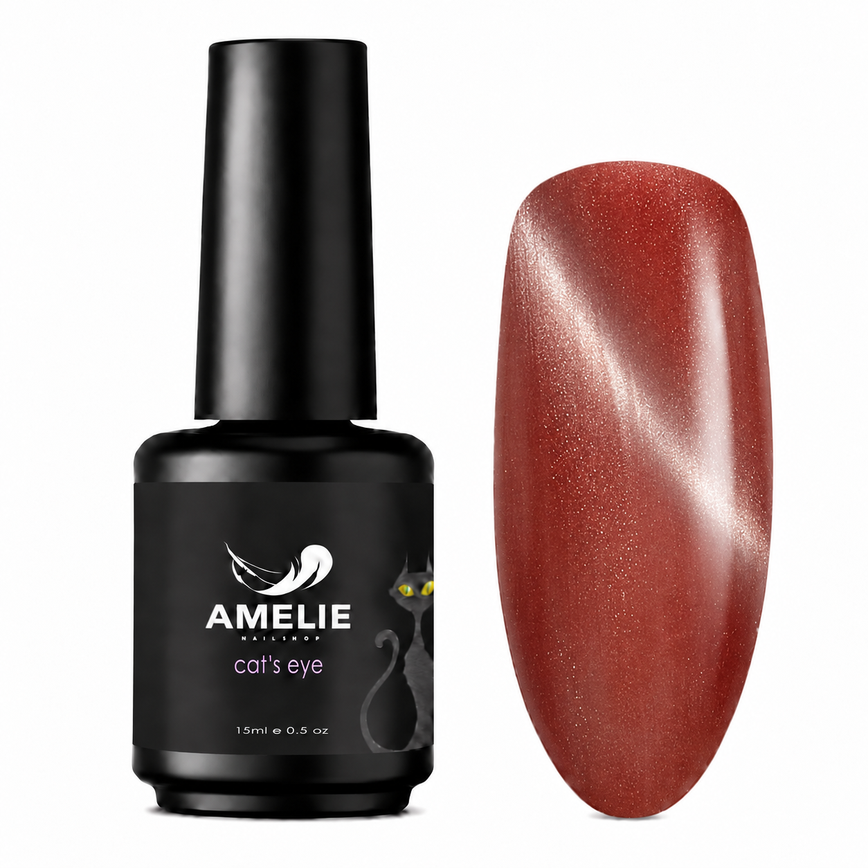 Amelie Nails Cat Eyes Mocca Braun 112* 15ml