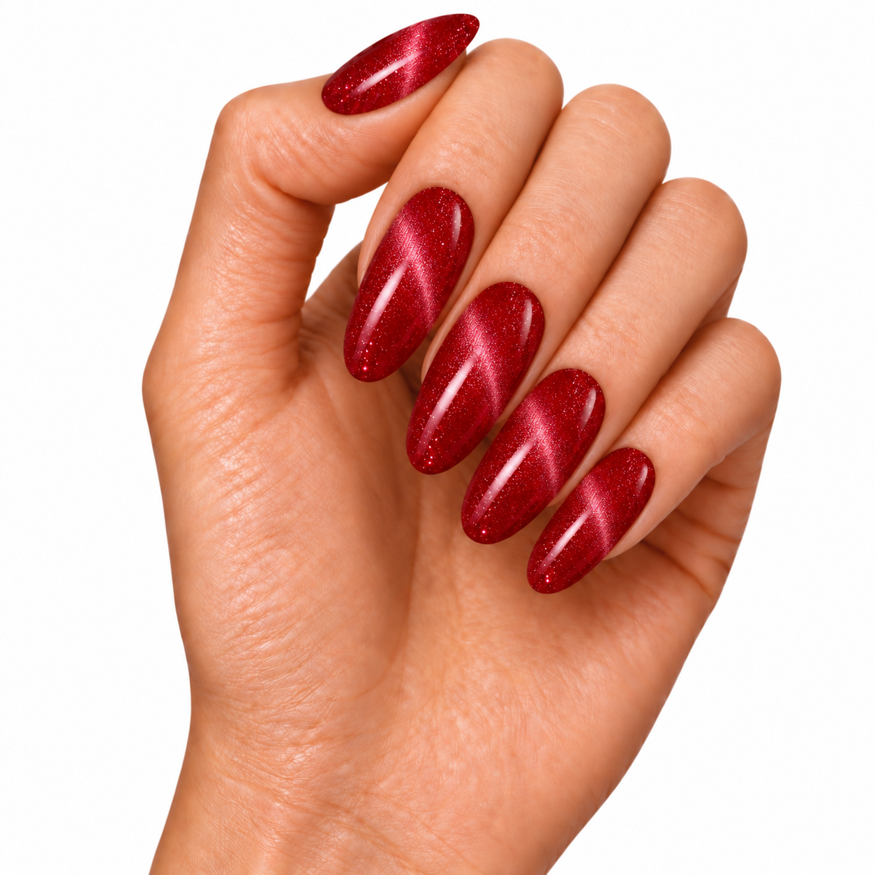 Amelie Nails Cat Eyes Glitter Rot  95* 15ml