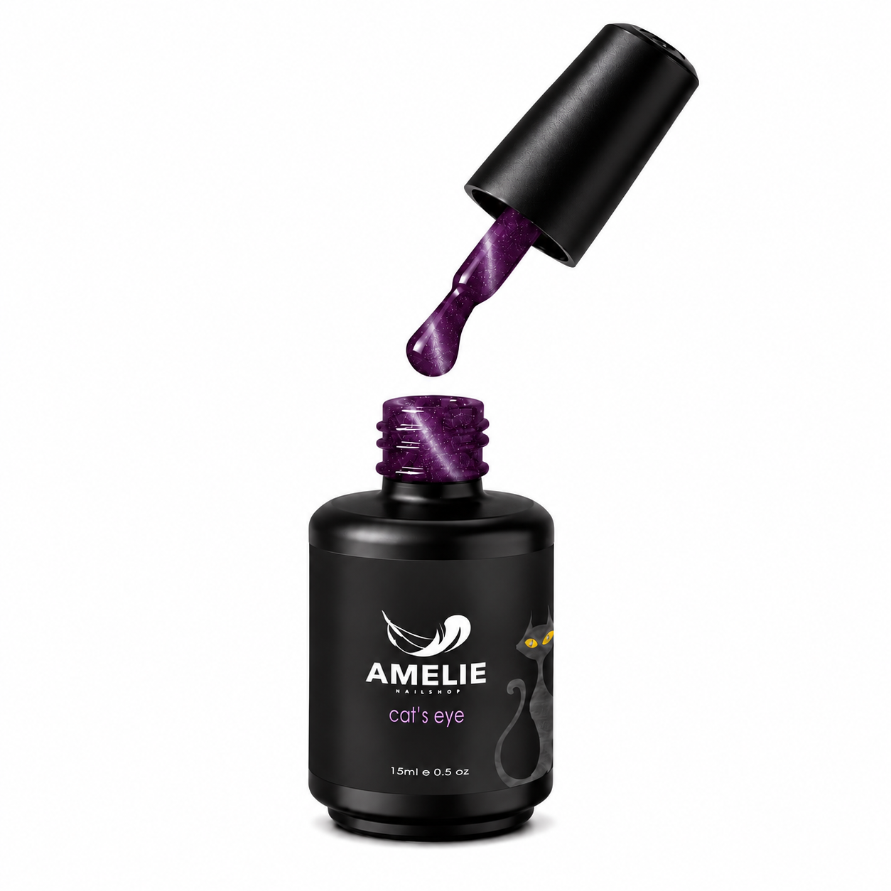Amelie Nails Cat Eyes Mystic Lila 90* 15ml