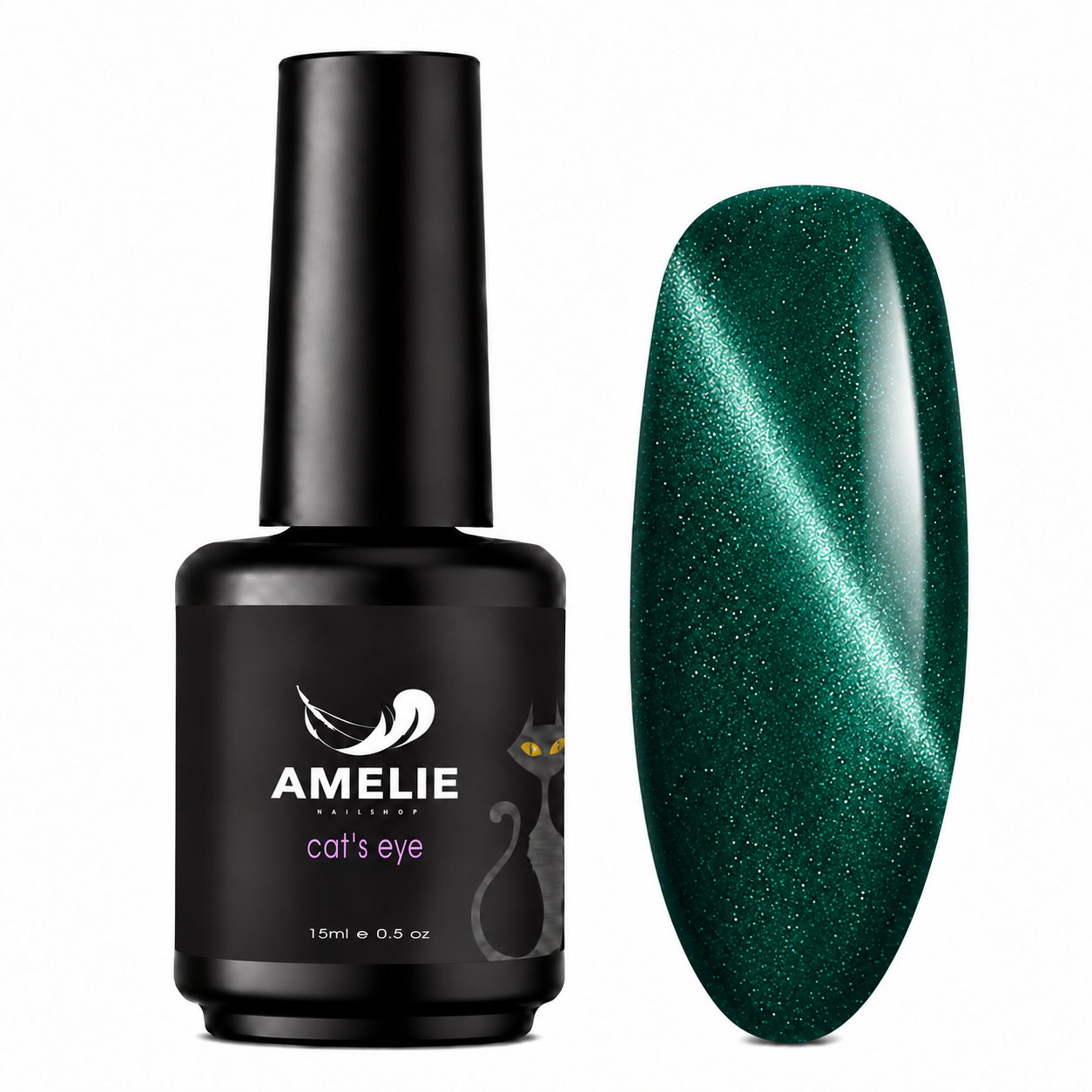 Amelie Nails Cat Eyes Galatic Grün 86* 10ml