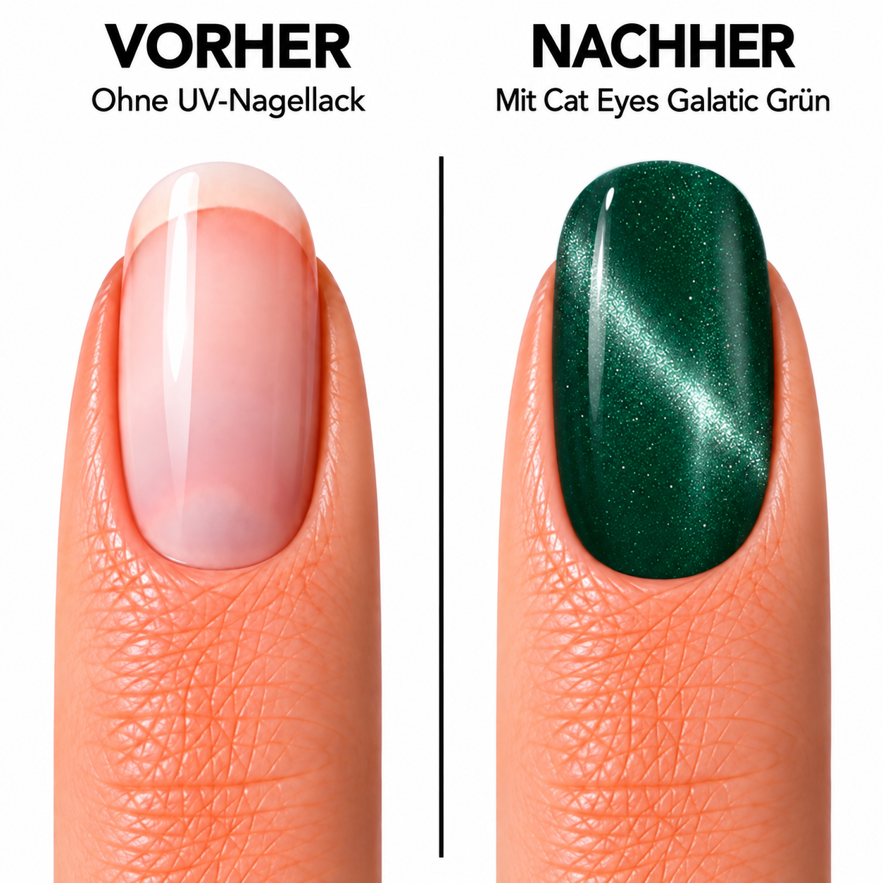 Amelie Nails Cat Eyes Galatic Grün 86* 10ml