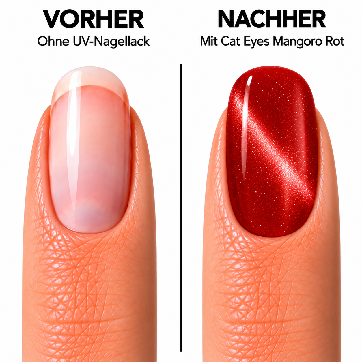 Amelie Nails Cat Eyes Mangoro Rot  81* 15ml