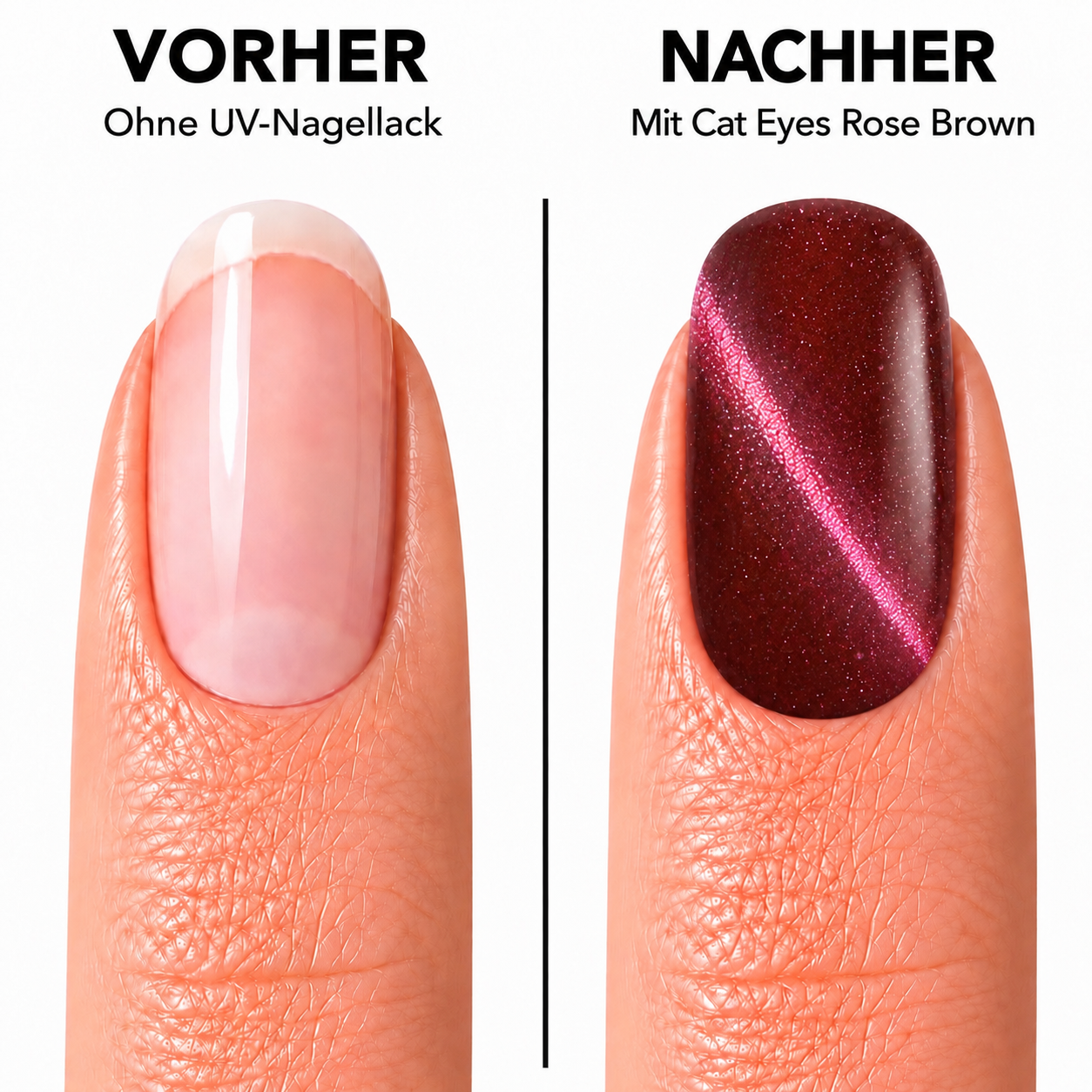 Amelie Nails Cat Eyes Rose Brown  72* 15ml