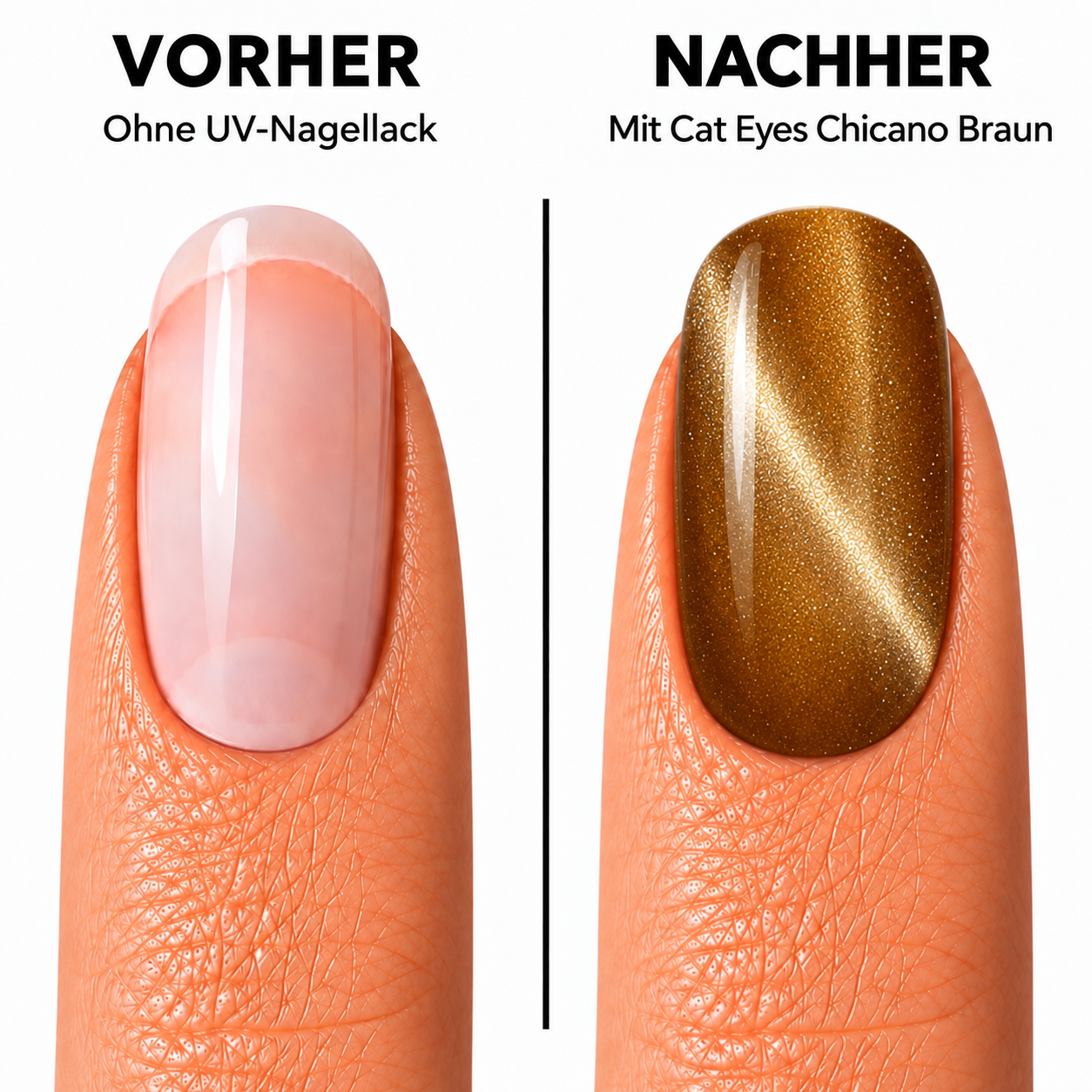 Amelie Nails Cat Eyes Chicano Braun  65* 15ml