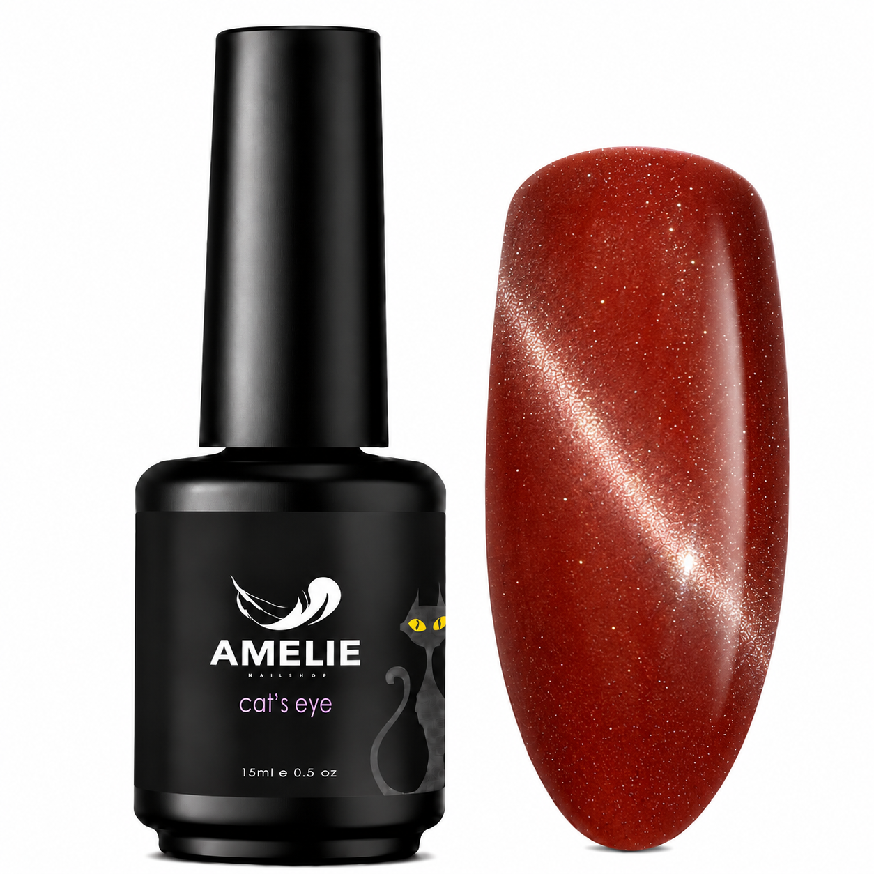 Amelie Nails Cat Eyes Burnt Rose 61* 15ml