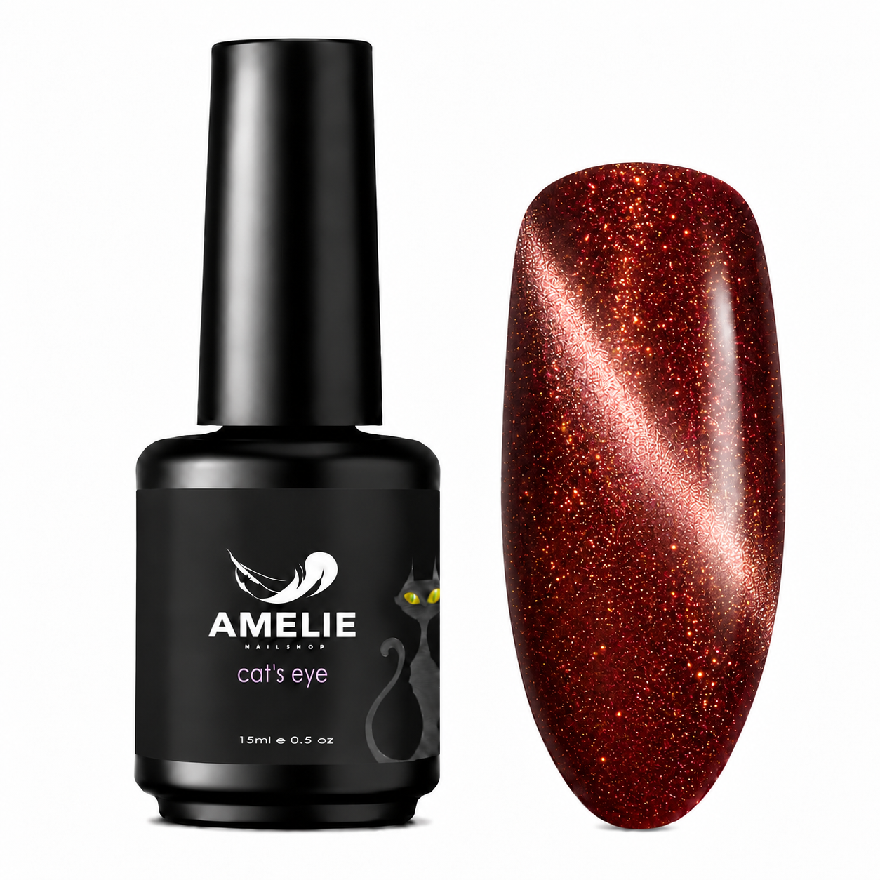 Amelie Nails Cat Eyes Rosso Bronce 49* 15ml