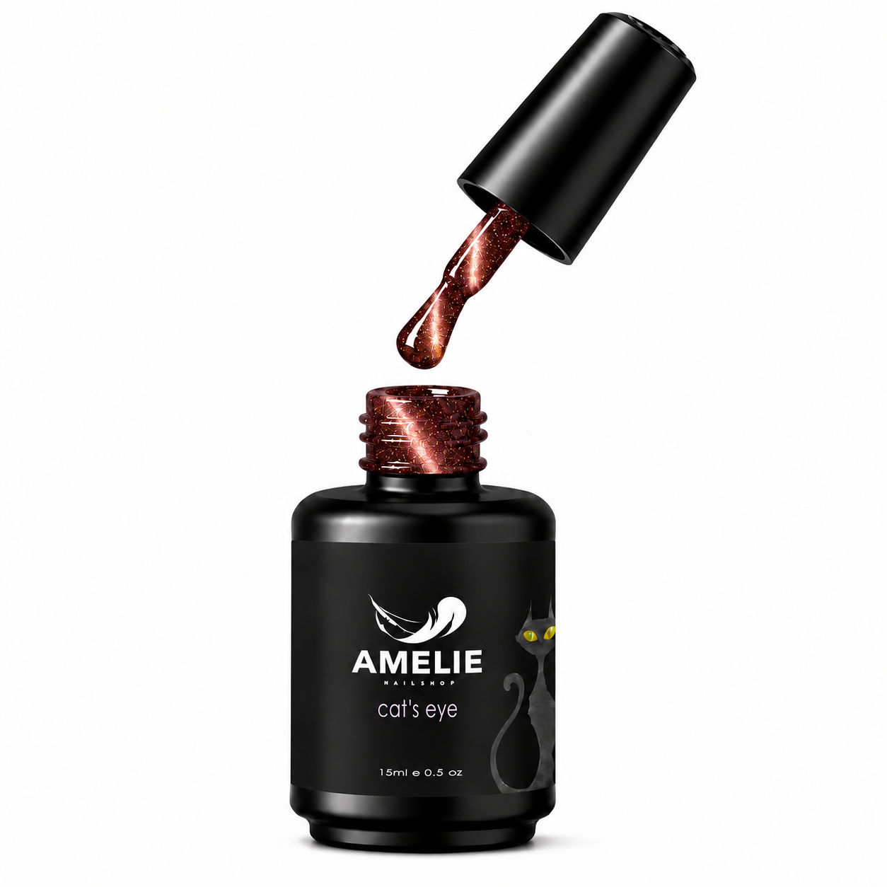 Amelie Nails Cat Eyes Rosso Bronce 49* 15ml
