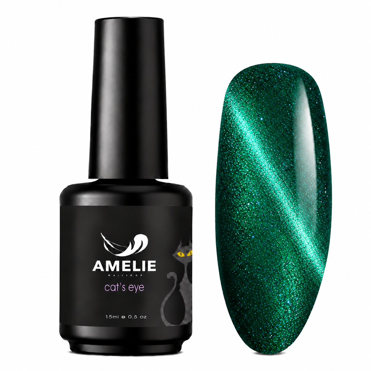 Amelie Nails Cat Eyes British Grün 39* 15ml