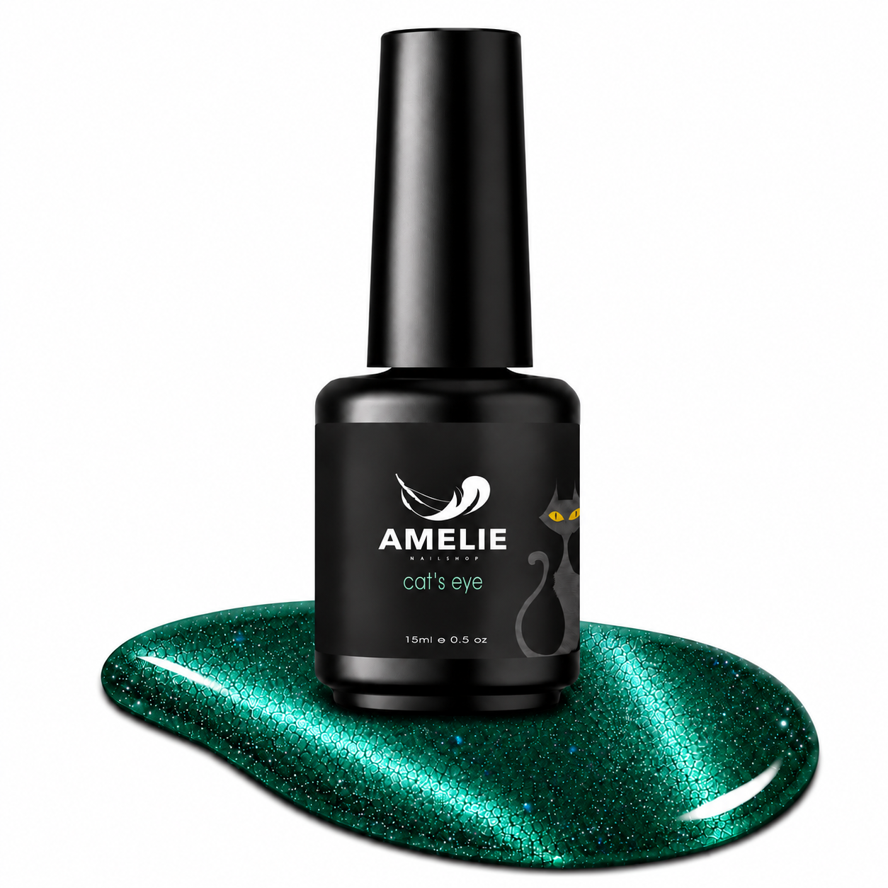 Amelie Nails Cat Eyes British Grün 39* 15ml