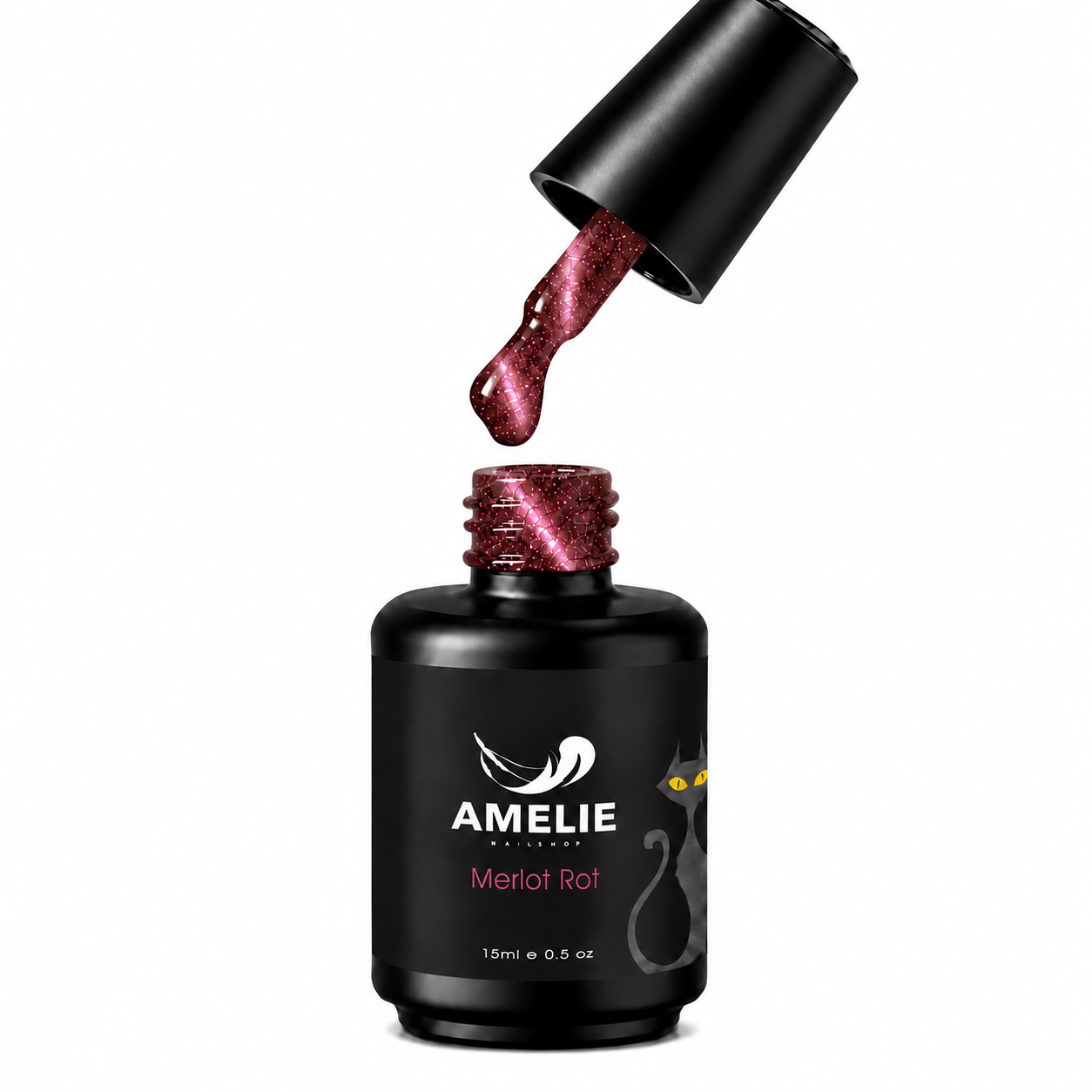 Amelie Nails Cat Eyes Merlot Rot 35* 10ml