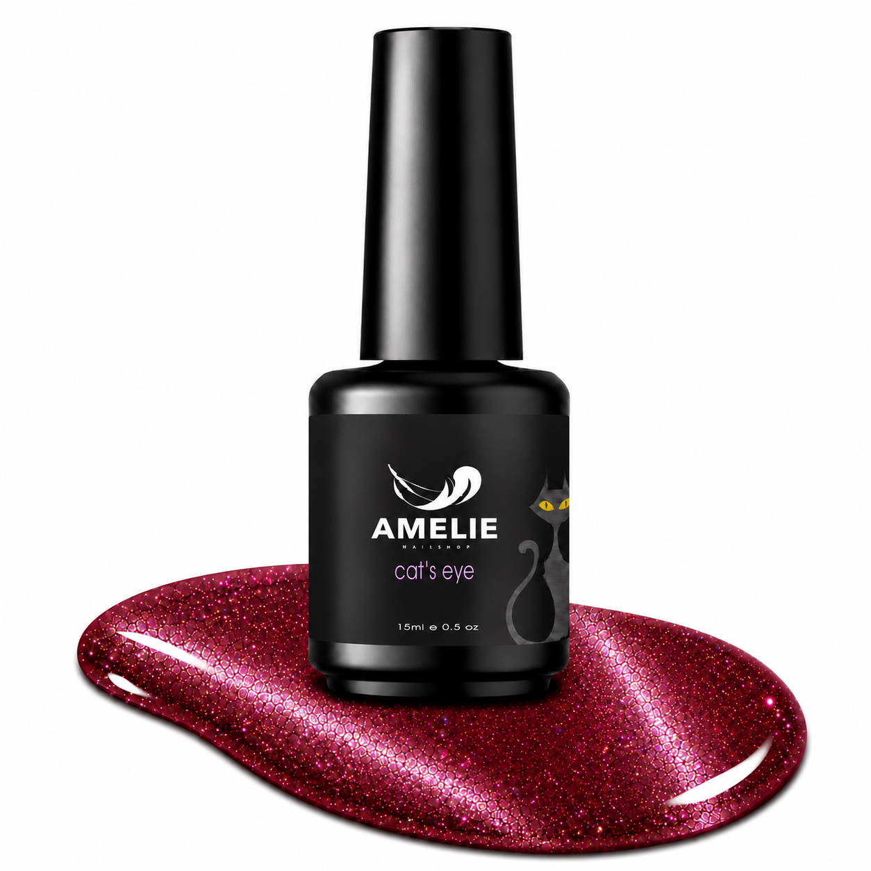 Amelie Nails Cat Eyes Merlot Rot 35* 10ml