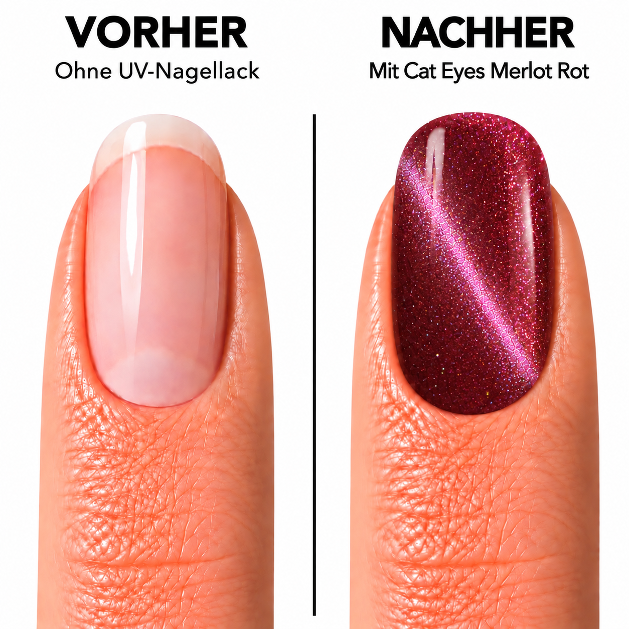 Amelie Nails Cat Eyes Merlot Rot 35* 10ml
