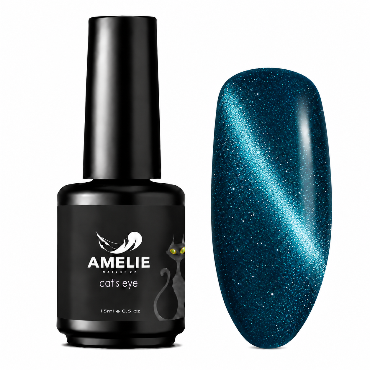 Amelie Nails Cat Eyes Gel Pacific Blau 34* 10ml