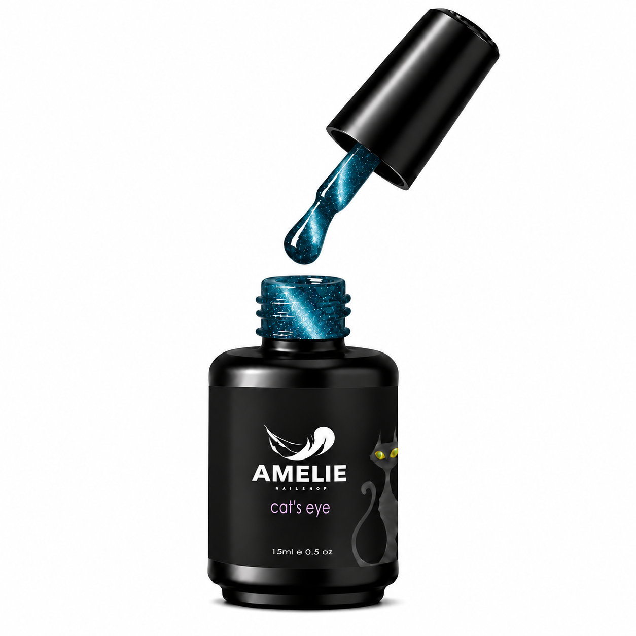 Amelie Nails Cat Eyes Gel Pacific Blau 34* 10ml