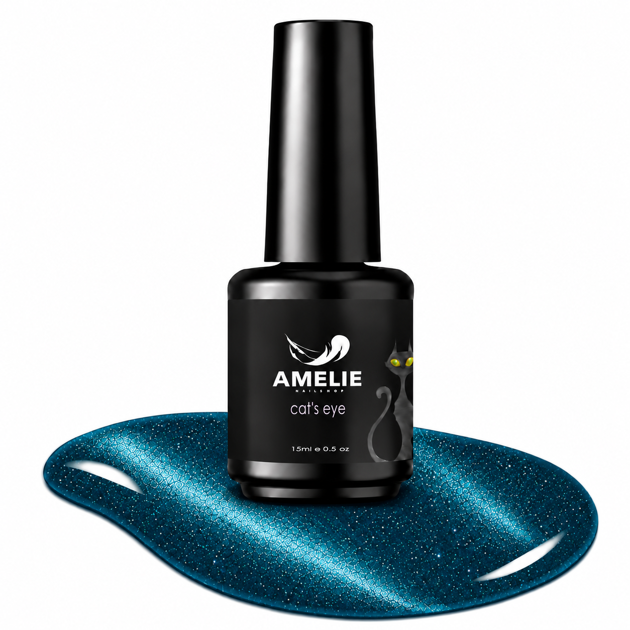 Amelie Nails Cat Eyes Gel Pacific Blau 34* 10ml