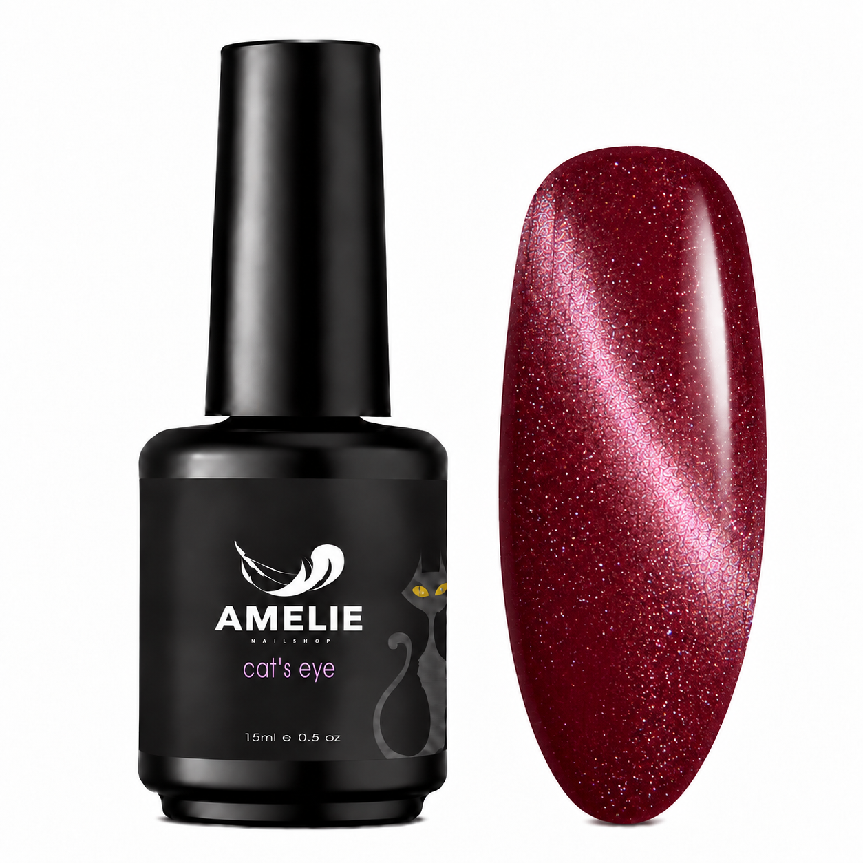 Amelie Nails Cat Eyes Ravello Rot   30* 15ml