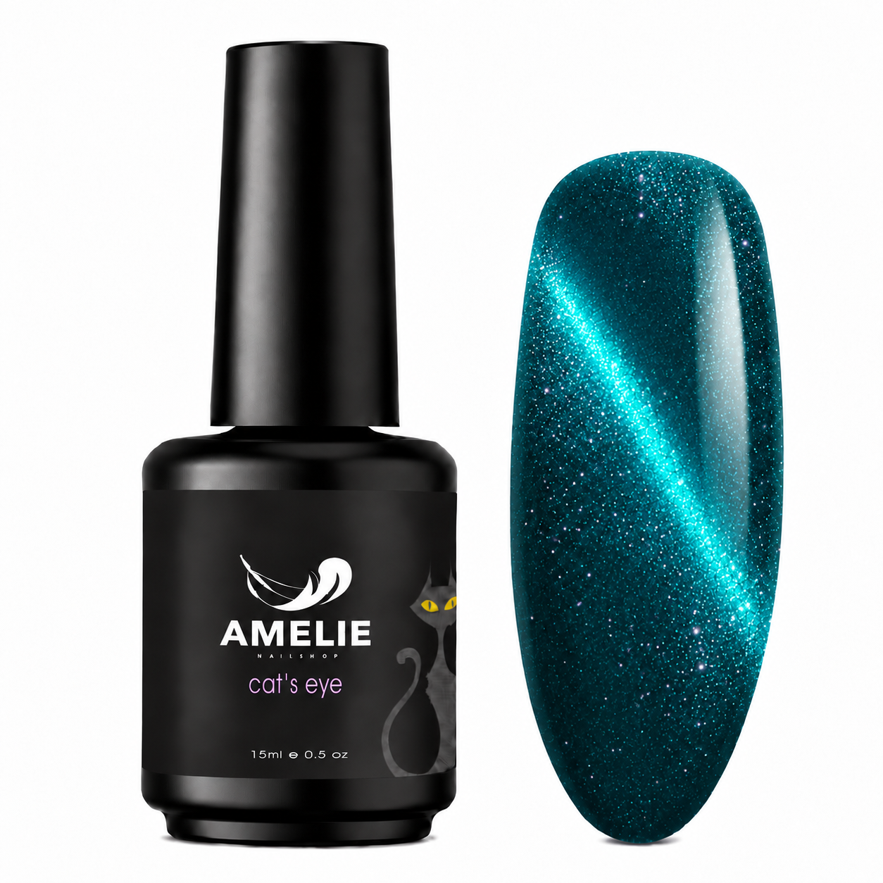 Amelie Nails Cat Eyes Nerina Türkis 28* 10ml