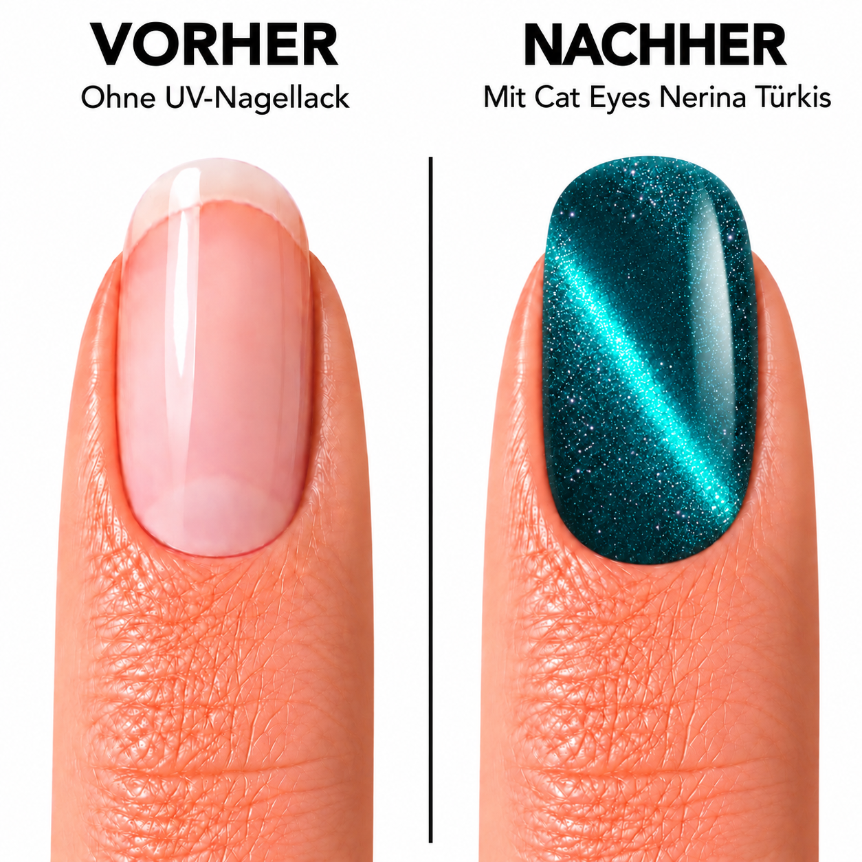 Amelie Nails Cat Eyes Nerina Türkis 28* 10ml
