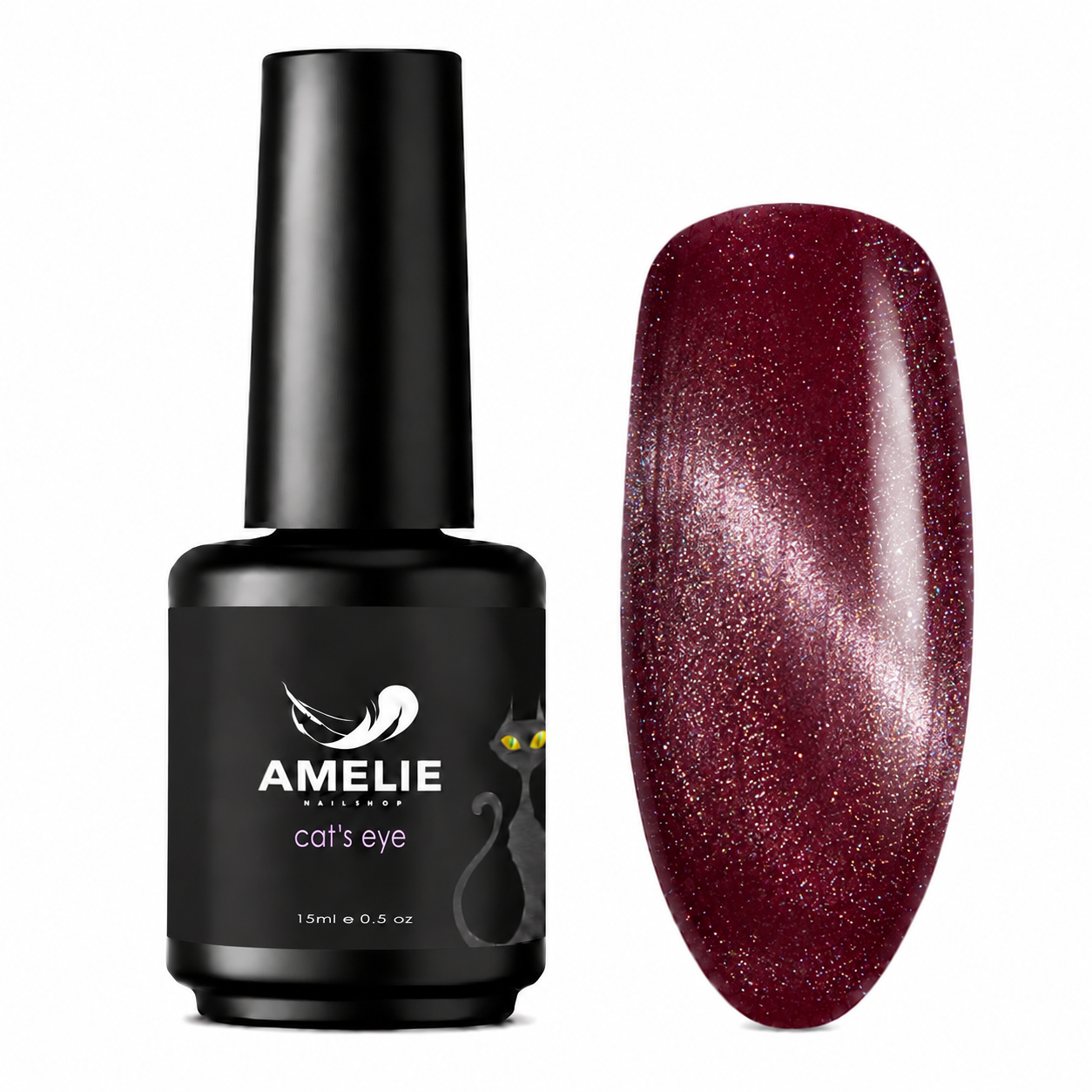 Amelie Nails Cat Eyes Sorella Rot 25* 10ml