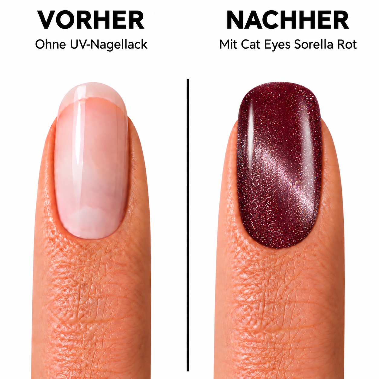 Amelie Nails Cat Eyes Sorella Rot 25* 10ml