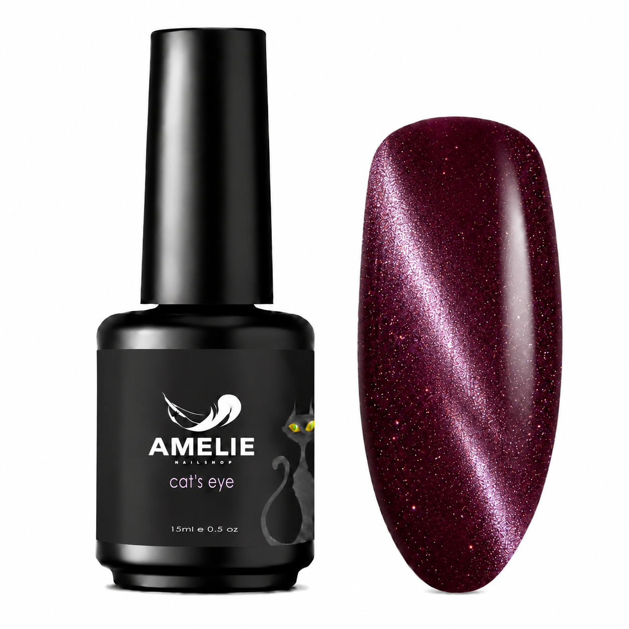 Amelie Nails Cat Eyes Valeria Weinrot 19* 15ml