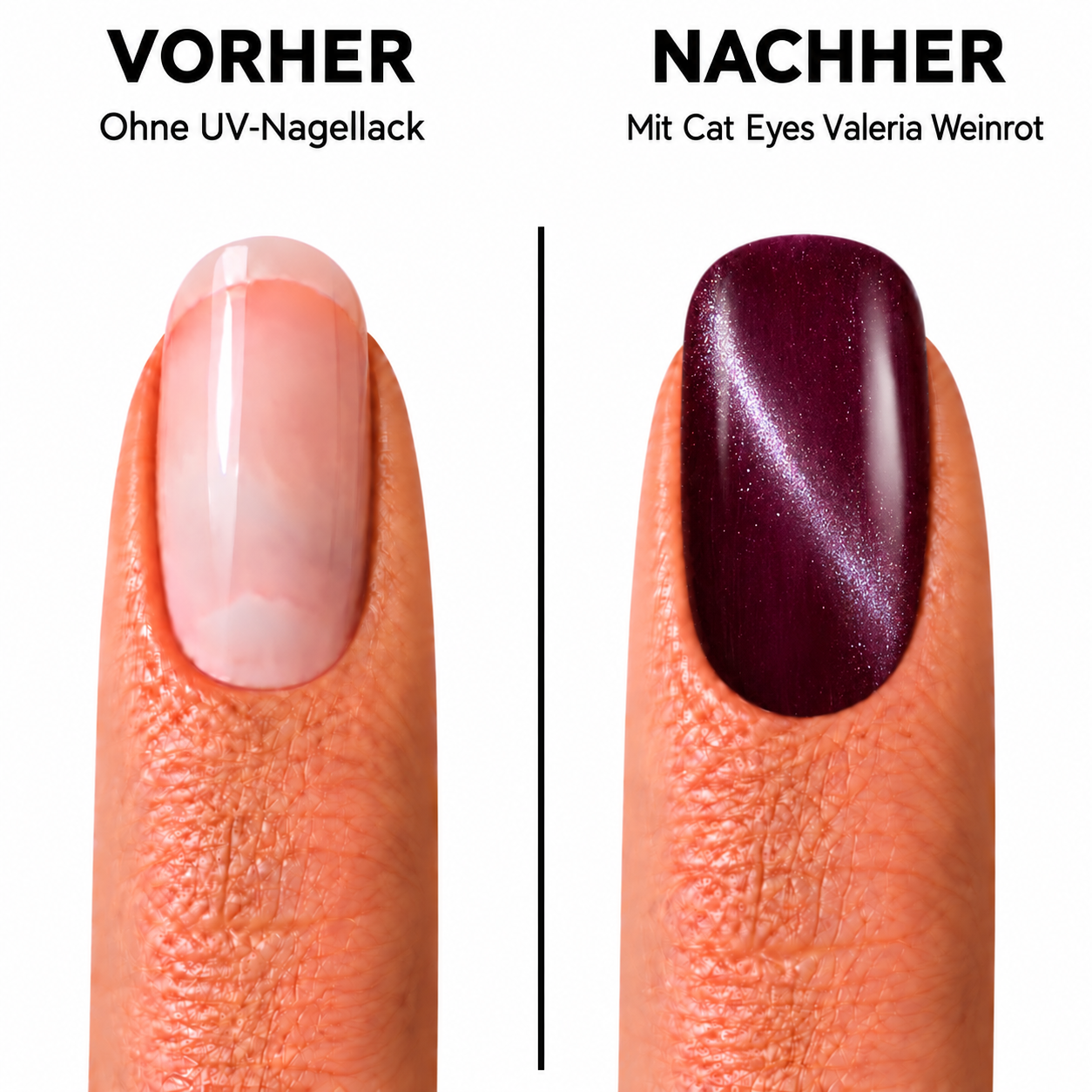 Amelie Nails Cat Eyes Valeria Weinrot 19* 15ml