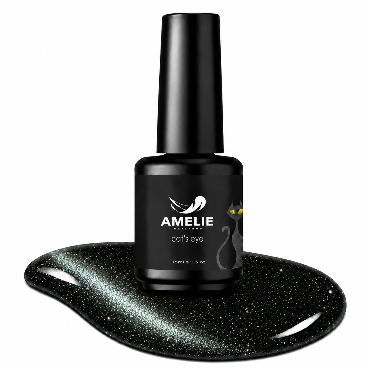 Amelie Nails Cat Eyes Mytho Schwarz 18* 15ml
