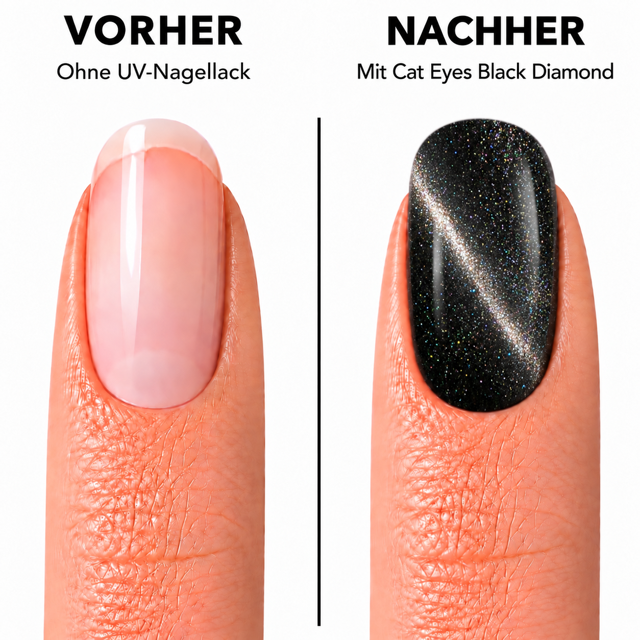 Amelie Nails Cat Eyes  Black Diamond 15* 15ml